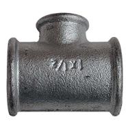 Té réduit fonte galvanisée FFF 2'1/2 -1' gaz PFA25bar 130R