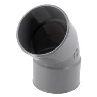 Coude PVC Ø80mm femelle-femelle 45° CR44