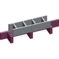 Bloc ALPHABLOC de jonction radier/mur 27x20x50 CE TIT27