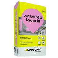 Mortier réparation WEBERREP FACADE fibré R2 sac 25kg
