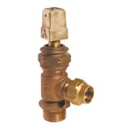 Robinet prise bronze 4MS par dessus 2628 multitours FSH à raccord pour PVC/PE