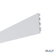 RIVE BANDEAU PVC STANDARD HT18 BLANC LONGUEUR 4M00