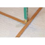 Bande résiliente liège pour carreaux brique 10mm 70mmx1m