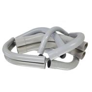 COURBE PVC POUR GAINE LST Ø60MM MALE-FEMELLE 45° RAYON 725