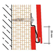 Clip de fixation pour clins SCALEO paquet(s) 100