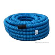 Fourreau bleu PE annelé Ø050mm couronne 50m