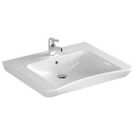 Lavabo CONFORMA avec trou de trop plein PMR Blanc NF 65 x56cm