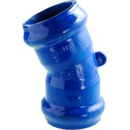 Coude fonte pour PVC Ø110 22,5°-1/16