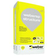 Mortier réparation WEBERREP STRUCTURE fibré R4 sac 25kg