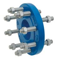 Bride de réduction DN080/60 8 trous double goujonnage ISO PN10-16