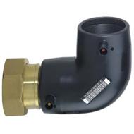 Coude PE/laiton 90° PN16 écrou libre électrosoudable