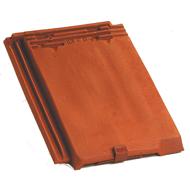 TUILE VENTILATION + GRILLE ALPHA 10 ROUGE ANCIEN