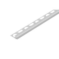 Profilé carré QUADEC alu anodisé chromé brossé H.12,5mm L.2,5m
