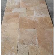 Travertin opus ROMANO mix color vieilli Ep.3cm