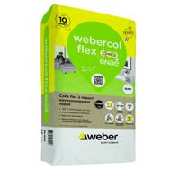 MORTIER COLLE CARRELAGE WEBERCOL FLEX ENAE BLANC SAC 25KG C2S1 ET