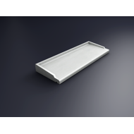 APPUI DE FENETRE ABS1 GRIS 128X28,5CM