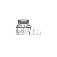 REGARD PE MONOBLOC Ø800 3 ENTREES Ø200-315 H.85CM SANS ECHELONS NF