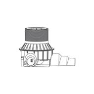 REGARD PE MONOBLOC Ø800 3 ENTREES Ø200-315 H.100CM SANS ECHELONS NF