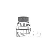 REGARD PE MONOBLOC Ø800 3 ENTREES Ø200-315 H.115CM SANS ECHELONS NF