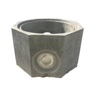 Cunette Ø800 HU46/H62,5cm 90° pour Fonte/PVC Ø200 CE