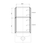 Réhausse pour regard EXACT Ø800 H60cm avec échelons CE