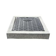 Tête CBF avec fonte hydraulique pour regard 60x60/72x72cm H.13cm