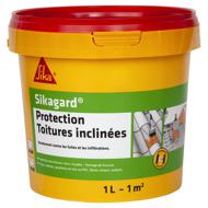 Peinture imperméable SIKAGARD protection toiture inclinée gris 1L