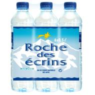 Bouteilles d'eau ROCHE DES ECRINS 0,50L pack 6