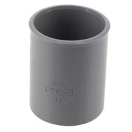 Manchon PVC à coller Ø40mm femelle-femelle M2H