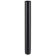 Tuyau poêle granulé droit émaillé Ø80mm 100cm noir mat LG1000- 80 ENMJ