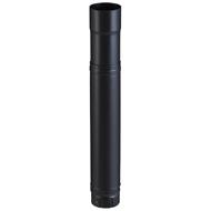 Tuyau réglable poêle à granulés émaillé Ø80mm noir mat ZOOM 80 ENMJ