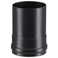 Adaptateur poêle à granulés émaillé Ø80/80mm noir A 80F- 80F ENMJ