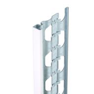 Profilé d'angle acier galva blanc enduit 10mm 3m -1224