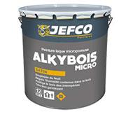 PEINTURE BOIS ALKYBOIS MICRO SATINEE ALKYDE BLANC 4L