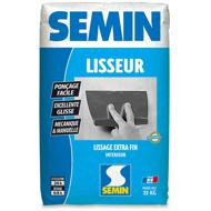 Enduit de finition extra fin poudre SEMIN LISSEUR sac 25kg