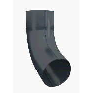 COUDE LINDAB 70° BK D100MM RAL 7016 GRIS