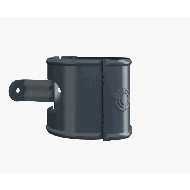 COLLIER DE DESCENTE LINDAB SSVU Ø100MM RAL 7016 GRIS