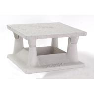 Aspirateur de cheminée béton VENTYL 25X25 base simple