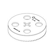 Scie cloche pour tuyau PVC/PE/PP Ø125 avec porte outil