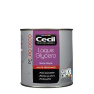 Peinture laque de décoration glycero brillant transparent 0,5L