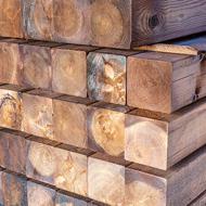 Sous structure pin autoclave brun rabotée 4 faces 145x145mm 3,00m