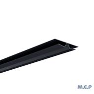 Finition double profil H PVC anthracite 4,00m SDC204AN