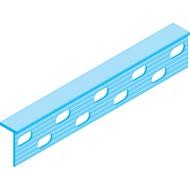 Profilé alu prépeint PLACOLISTEL 119 3,00m