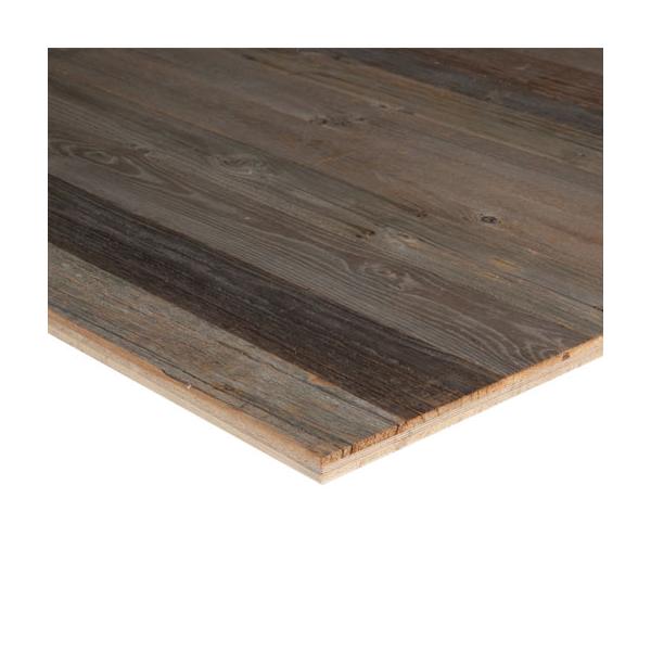 PANNEAU 3 PLIS VIEUX BOIS GRIS 1 FACE 20X3000X1220MM