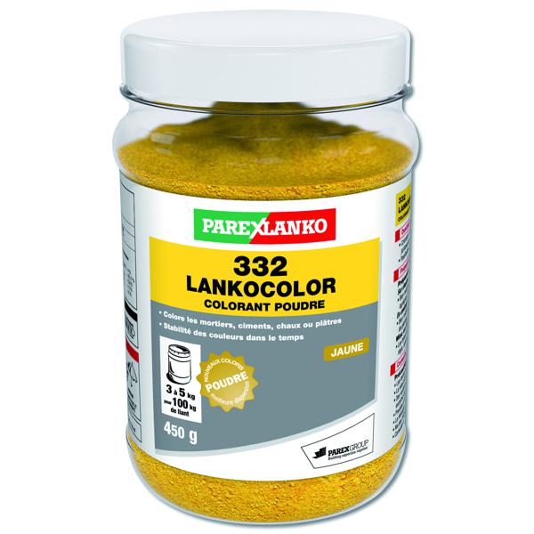 Colorant ciment 332 LANKOCOLOR jaune dose 450g