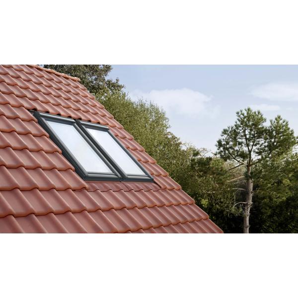 Raccord pour fenêtre de toit JUMO W rouge brun SK06 114x118cm