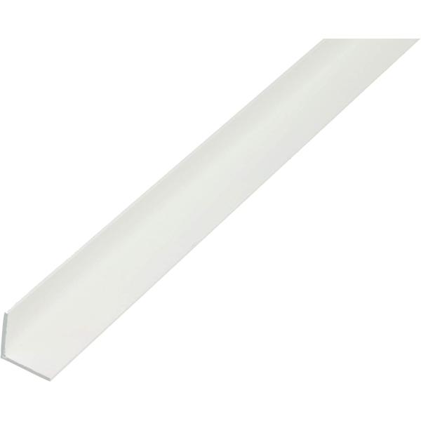 Cornière égale PVC blanc 1m 50x50mm Ep.1,5mm