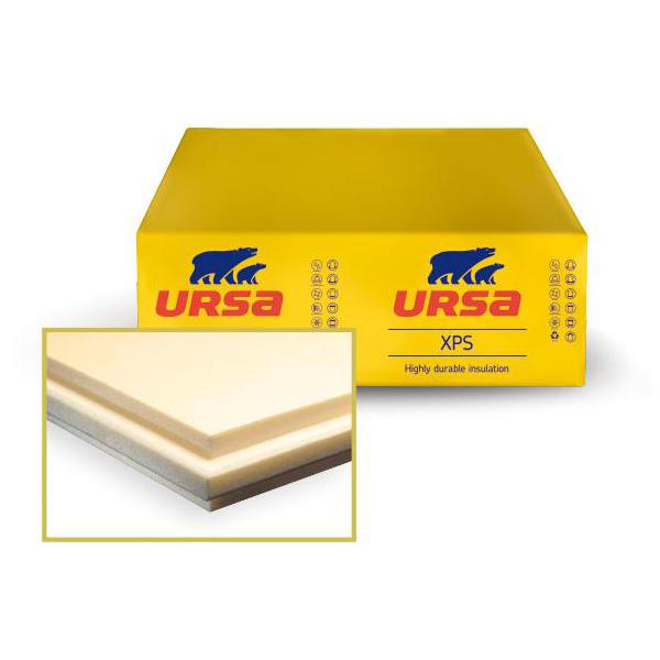 polystyrène extrudé URSA XPS N W I BD 20mm 125x60cm pièce(s) R=0,6