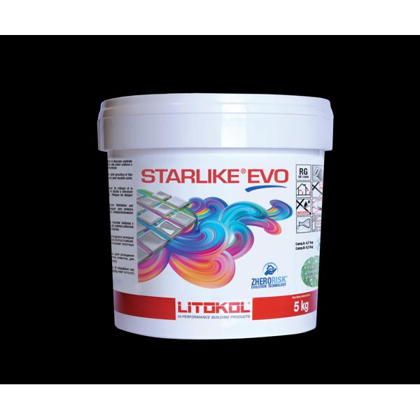 Mortier joint époxy 2 composants STARLIKE EVO grigio perla seau 5kg