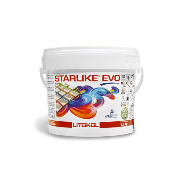 Mortier joint époxy 2 composants STARLIKE EVO blanc absolu seau 2,5kg